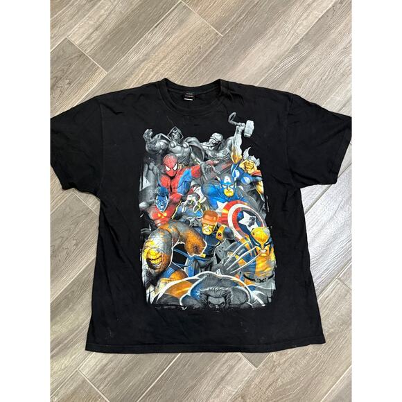 Vintage y2k Mad Engine Marvel Superhero TShirt - Picture 1 of 7